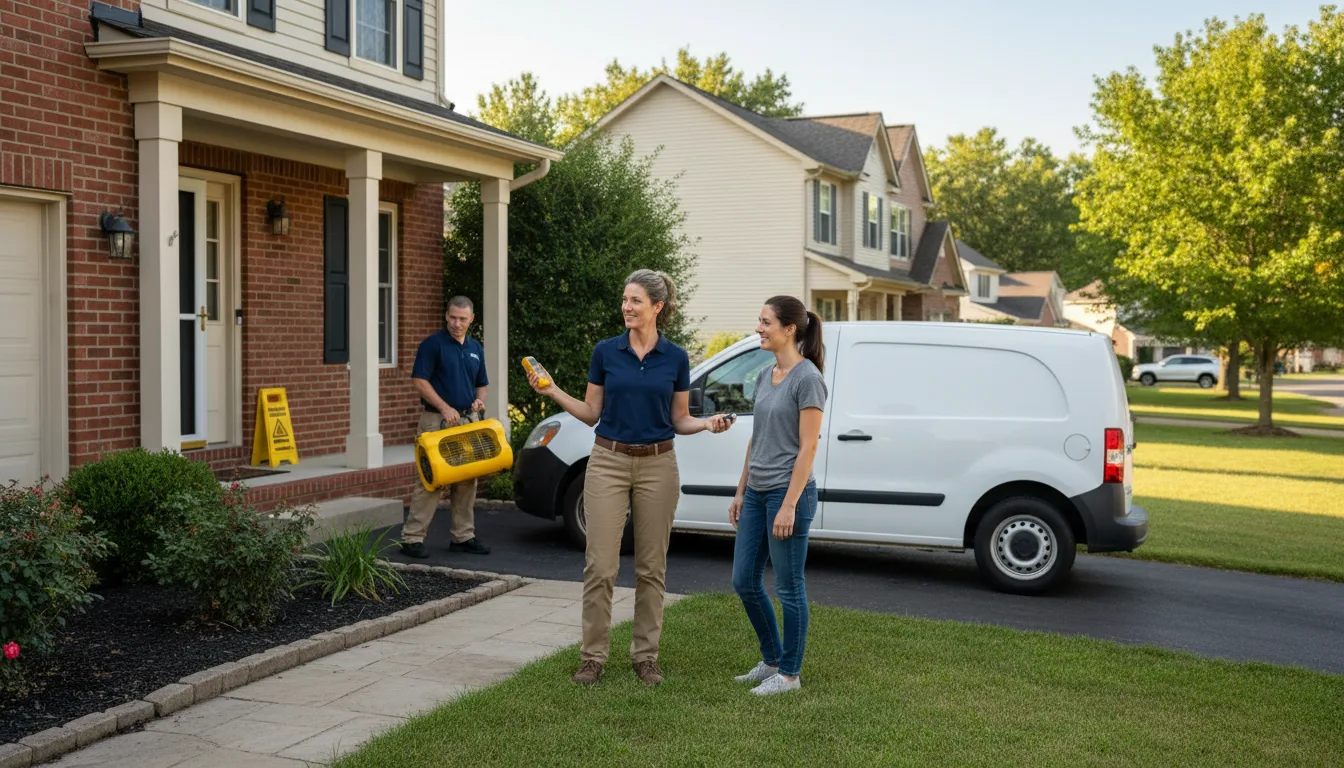 Residential water damage restoration in Hawthorne, NV